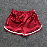 Crimson Sexy High-Waist Satin Booty Shorts 2 Crimson Sexy High-Waist Satin Booty Shorts 2