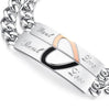 Matching Heart Piece Couple Bracelet