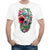 Tropical Floral Skull T-Shirt